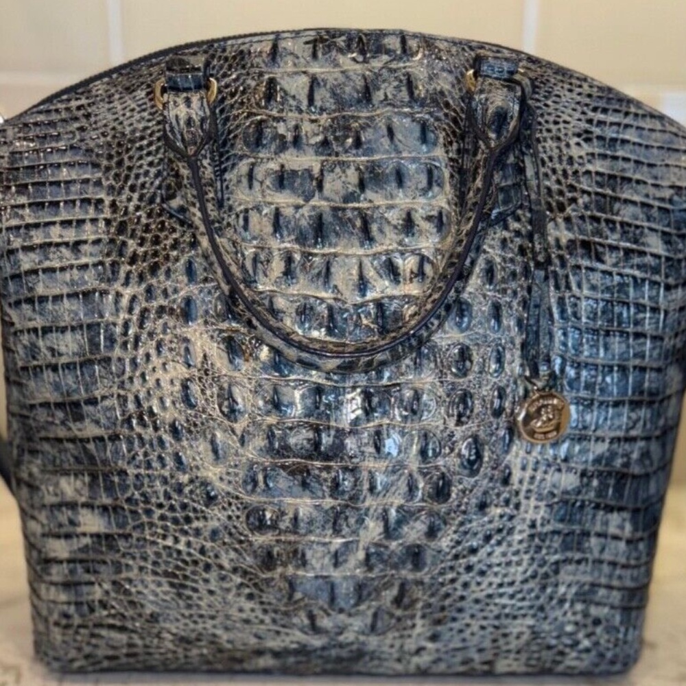 Brahmin Large Duxbury Glacier Melbourne Leather Bag NEW! RARE RETIRED PRICE FIRM